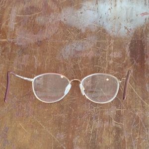 Aristar Gold Tone Frame Aviators Pink Blue Marble